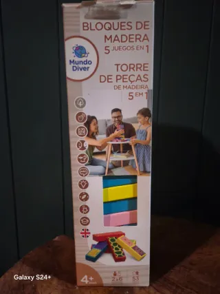 Juego de bloques de madera