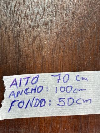 Cómoda de madera maciza