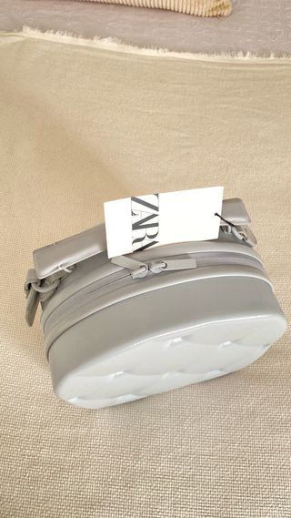 Maleta pequeña Zara mujer azul