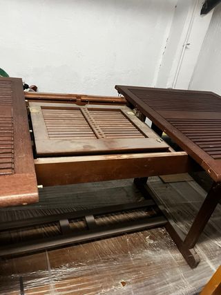 Tavolo da giardino allungabile in teak