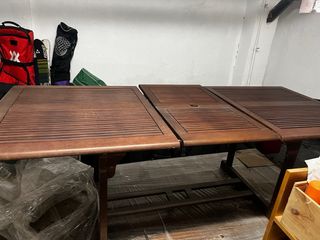 Tavolo da giardino allungabile in teak