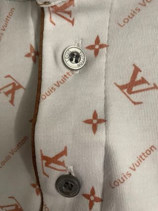 Polo Louis Vuitton L Bianco/Marrone