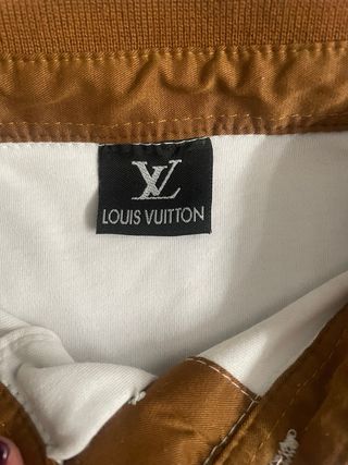 Polo Louis Vuitton L Bianco/Marrone