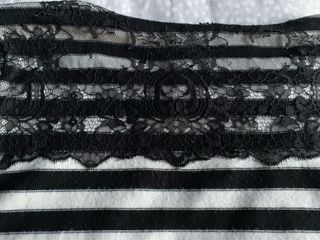 Jersey Zara Rayas y Puntilla Talla M