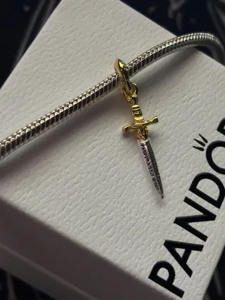 Pandora Charm Espada Aguja Game Of Thrones
