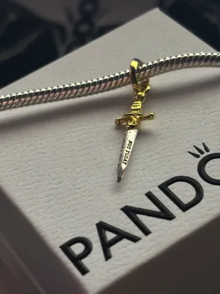 Pandora Charm Espada Aguja Game Of Thrones