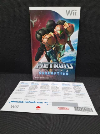 Metroid Prime 3 Corruption Wii PAL