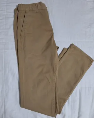 Pantalón Chino Zara Hombre Talla 36 Beige