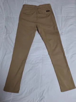 Pantalón Chino Zara Hombre Talla 36 Beige