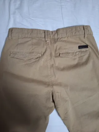 Pantalón Chino Zara Hombre Talla 36 Beige