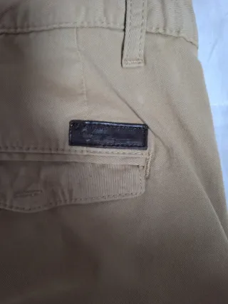 Pantalón Chino Zara Hombre Talla 36 Beige