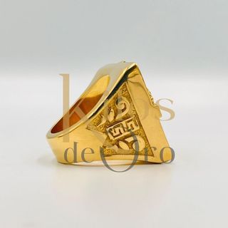 SELLO MEDUSA Y ÓNIX. Oro 18k.