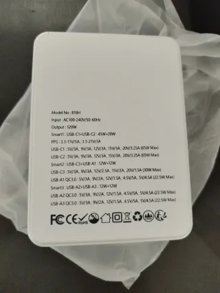 Cargador GaN 120W Multi-Puerto