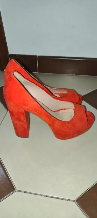 Scarpe SANDRO FERRONE arancioni Tg 38