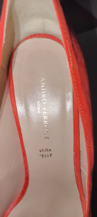 Scarpe SANDRO FERRONE arancioni Tg 38