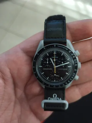 Omega x Swatch MoonSwatch Nero