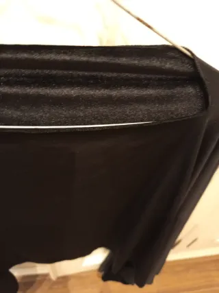 Capas fiesta elegante roja y negra