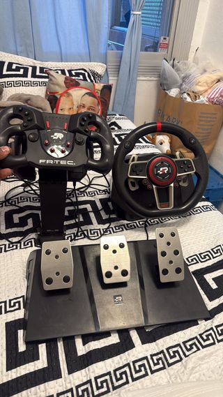 Volante FR-TEC PC/PS5/Xbox completo marchas pedale
