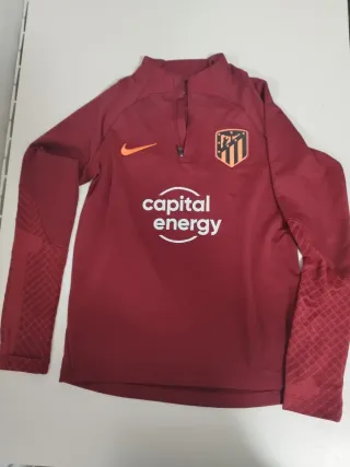 Sudadera Atlético de Madrid niño Nike burdeos.T 10
