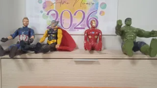 Figuras Superhéroes Marvel (Capitán América, Thor,