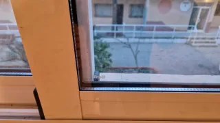 Ventanal corredero blanco