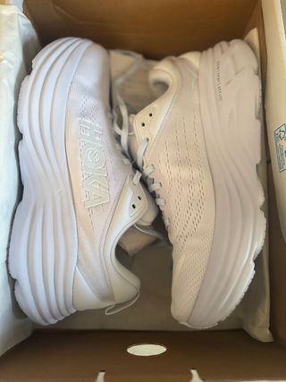 Zapatillas Hoka Mujer Blancas Talla 40.Mal tallado