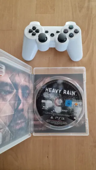 Juego PS3 Heavy Rain + Mando Blanco