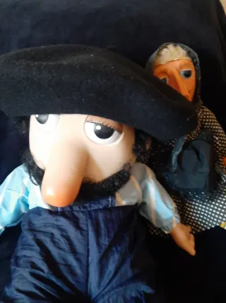 Muñecos Macario y Doña Rogelia Vintage