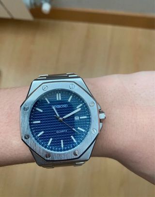 Reloj BindBond Azul Plateado Hombre