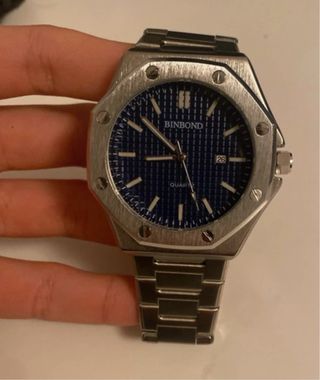 Reloj BindBond Azul Plateado Hombre