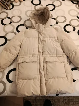 Abrigo niña beige 13-14 años