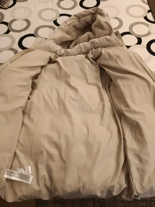 Abrigo niña beige 13-14 años