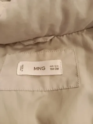 Abrigo niña beige 13-14 años