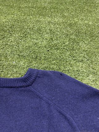 Polo Ralph Lauren Suéter Azul Marino Retro Chic