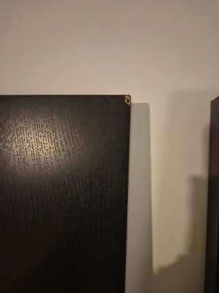 Estantería Ikea Enetri Negra y Plateada