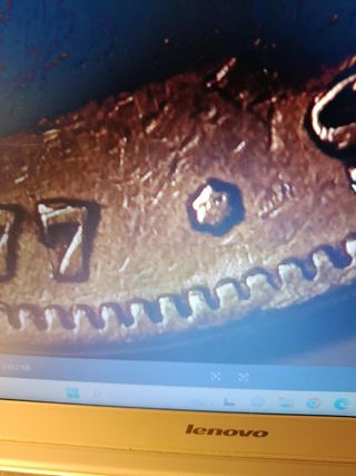 Moneda 5 Ptas plata Rey Alfonso XII 1877