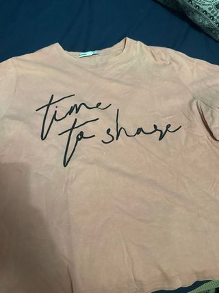 Camiseta Zara Talla Única Blanca