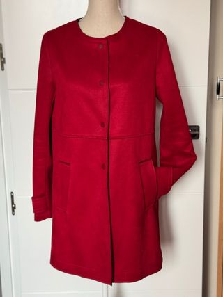 Sobretodo Antelina Zara Rojo