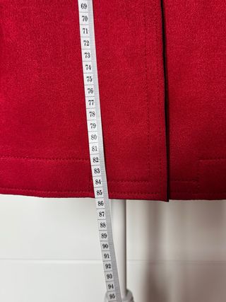 Sobretodo Antelina Zara Rojo