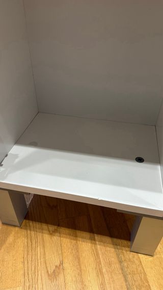 Colonna da bagno bianca 30x182x25cm