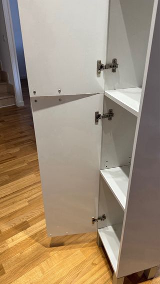 Colonna da bagno bianca 30x182x25cm