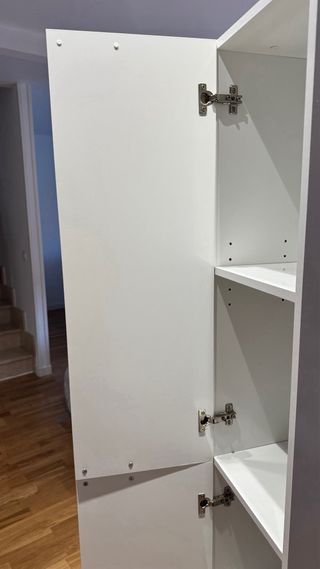 Colonna da bagno bianca 30x182x25cm