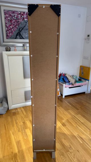 Colonna da bagno bianca 30x182x25cm