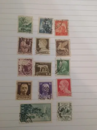 Francobolli Regno Italia anni 40/50 usati