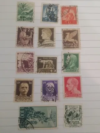Francobolli Regno Italia anni 40/50 usati