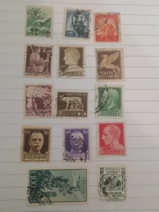 Francobolli Regno Italia anni 40/50 usati