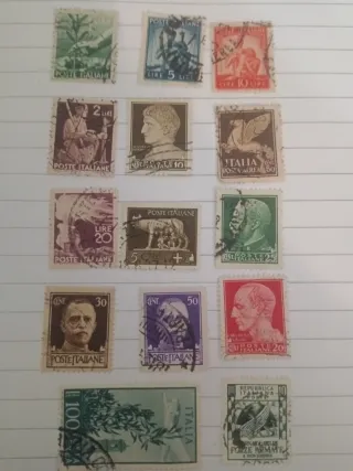 Francobolli Regno Italia anni 40/50 usati