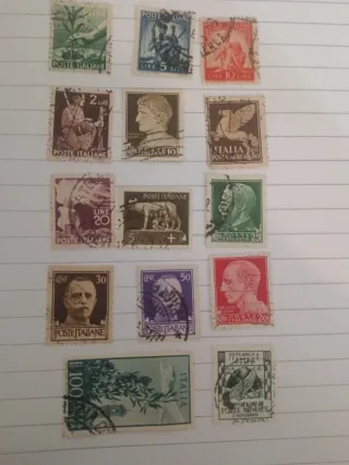 Francobolli Regno Italia anni 40/50 usati
