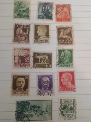 Francobolli Regno Italia anni 40/50 usati