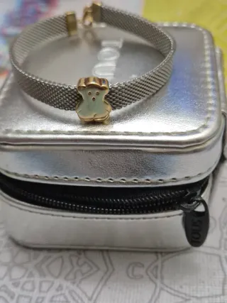 Conjunto Tous: Pulsera y Anillo Oro 18k